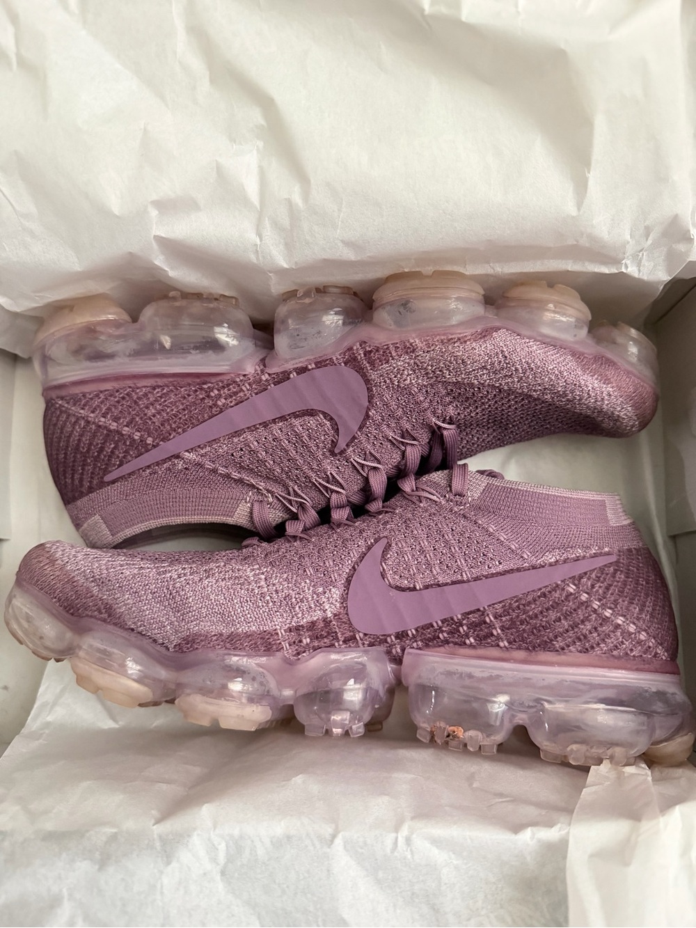 Nike Women's VaporMax Flyknit Sneaker - Lilac